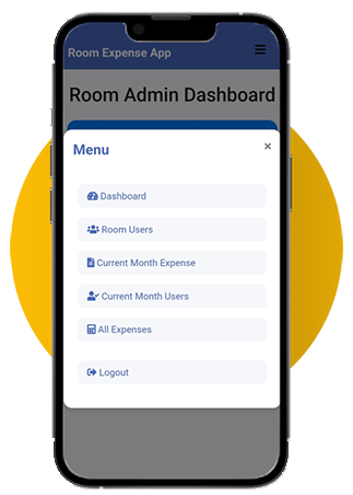 Admin App Mockup